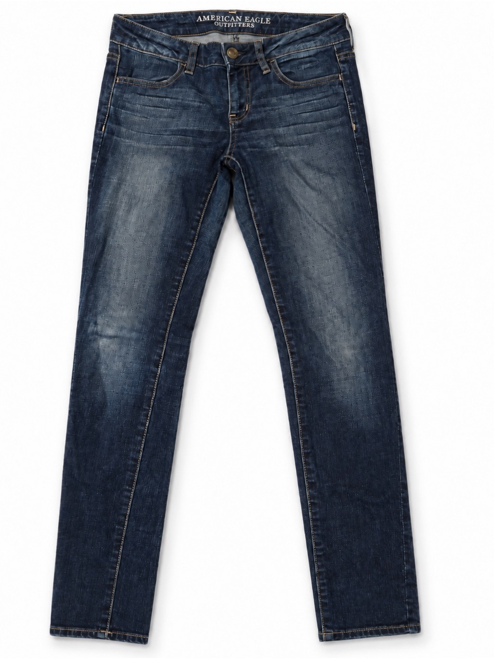 American Eagle Women’s 4 Low Rise Jegging Jeans Dark Wash Y2K Style 2013